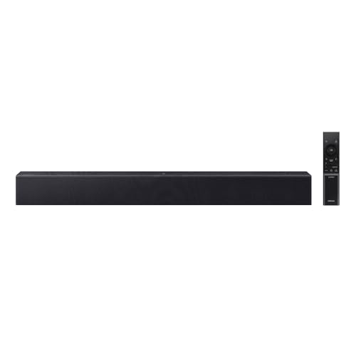 Soundbar Samsung HW-B400F com 2.0 canais Bluetooth - Subwoofer integrado e HDMI ARC