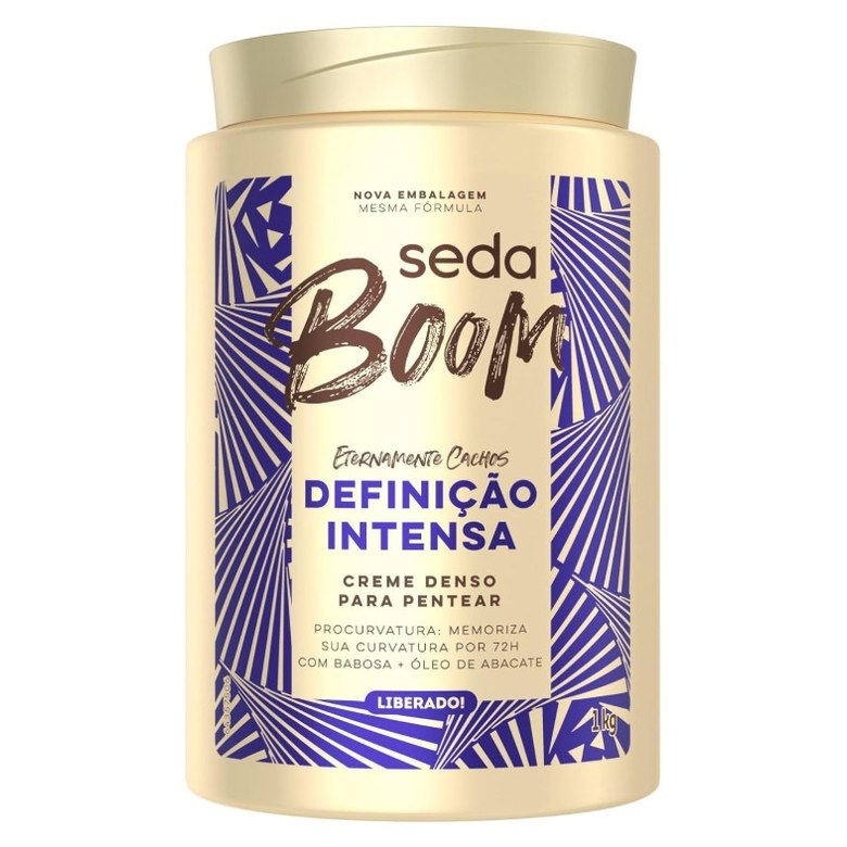 Creme para Pentear Seda Boom Definição Intensa 1 kg