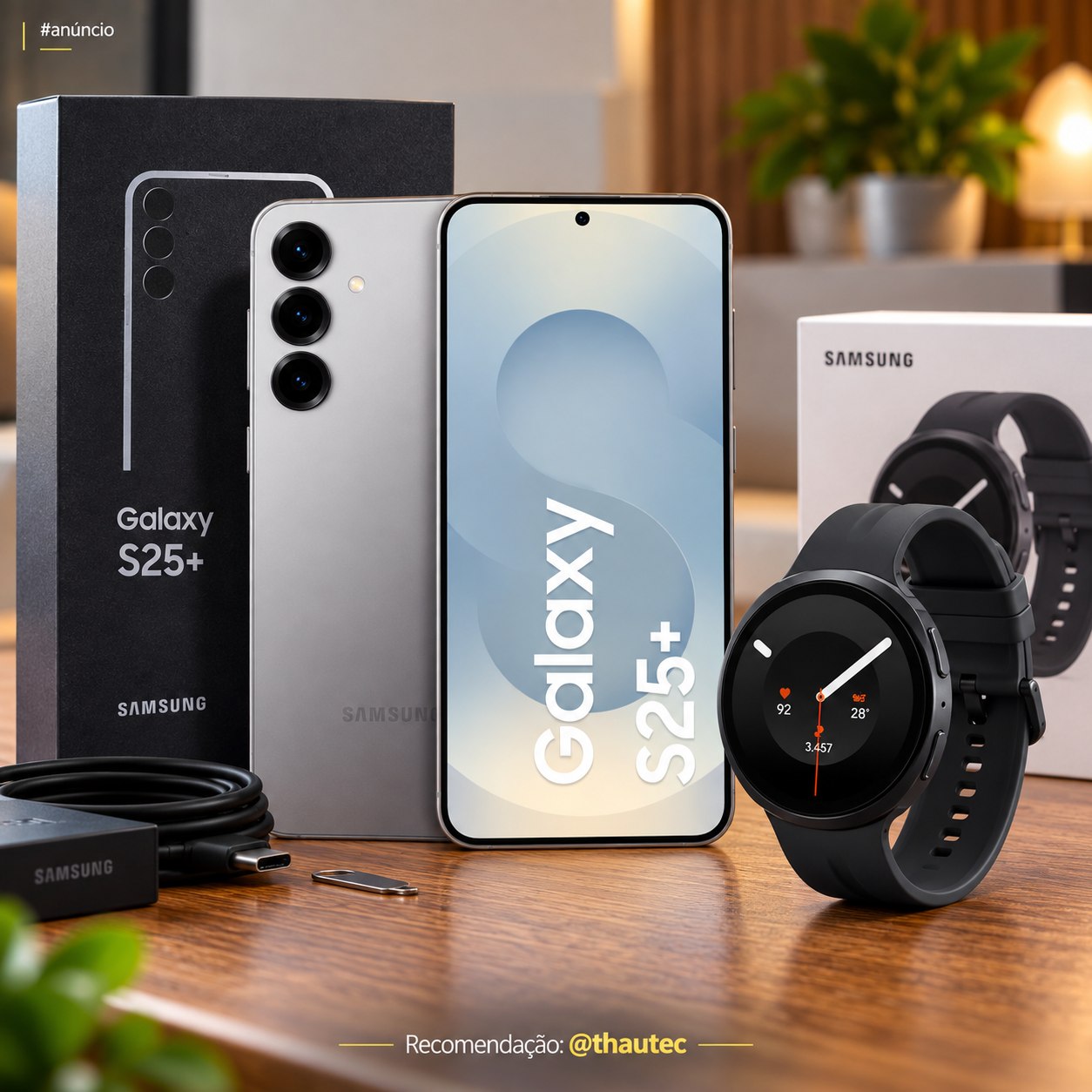 Galaxy S25+ 512gb/12gb + Watch9 BT 44 mm