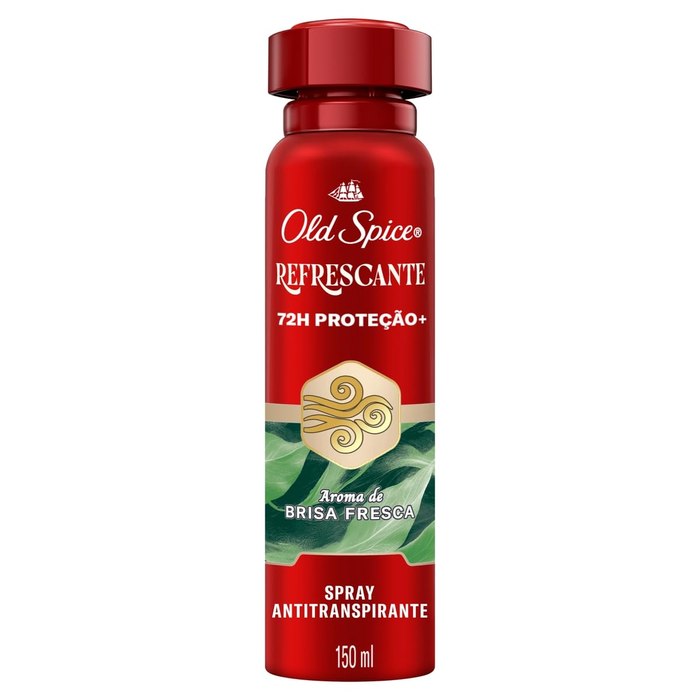 Desodorante Antitranspirante Aerossol Old Spice Refrescante 150ml