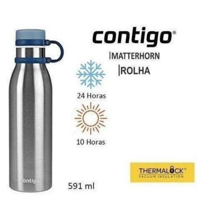 Garrafa Térmica Inox Parede Dupla Matterhorn Contigo