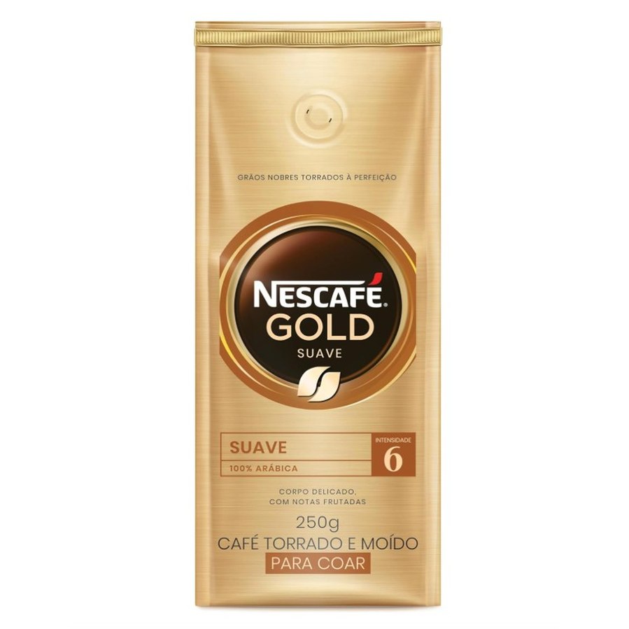 Café Torrado e Moído NESCAFÉ Gold Suave 250g