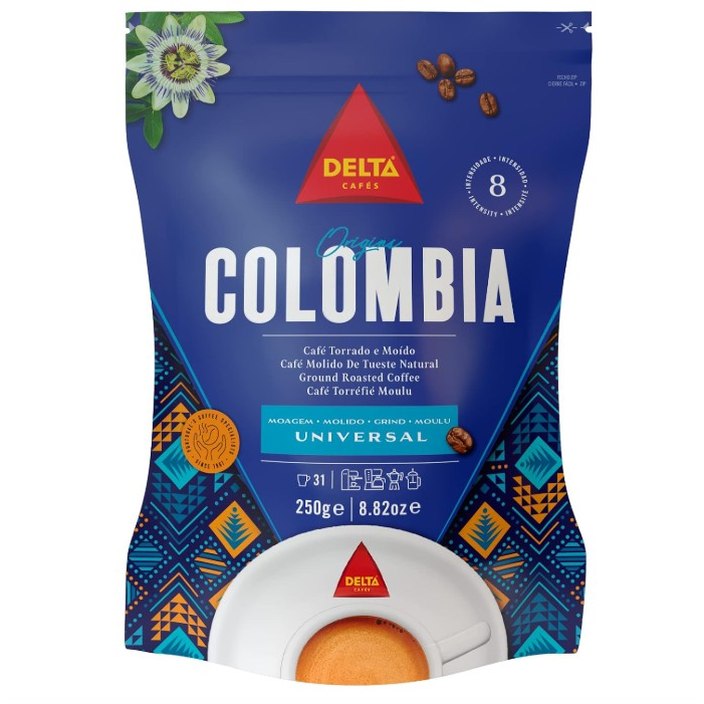 Delta Q Café Torrado e Moído Colômbia 250g