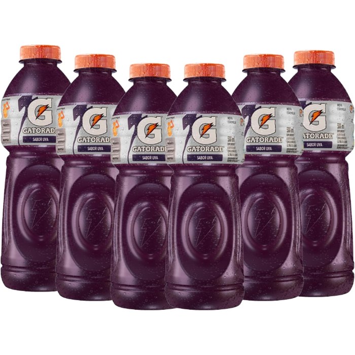 Isotônico Gatorade 500ml - Pack 6 unidades