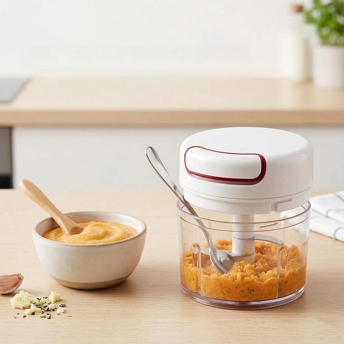 Mini Processador Manual de Alimentos Triturador