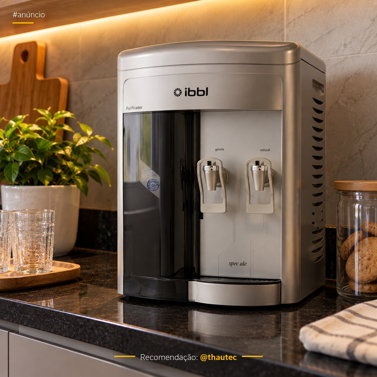 Purificador de Água IBBL Speciale Refrigerado à compressor 110v (FR600)