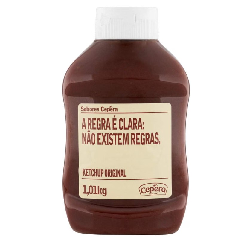 Ketchup Original Sabores Cepêra 1,01kg