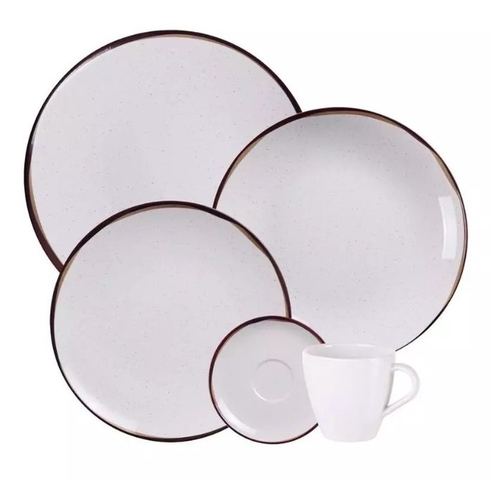 Jogo de Jantar Canyon Porcelana Decorada 20 Peças Tramontina