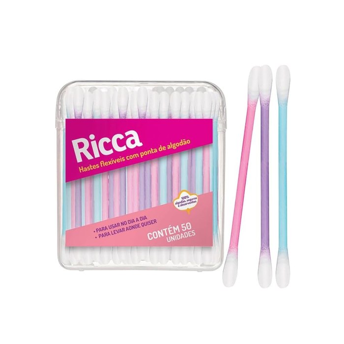 [ 3 UNIDADES] Hastes Flexíveis Ricca Travel Pack