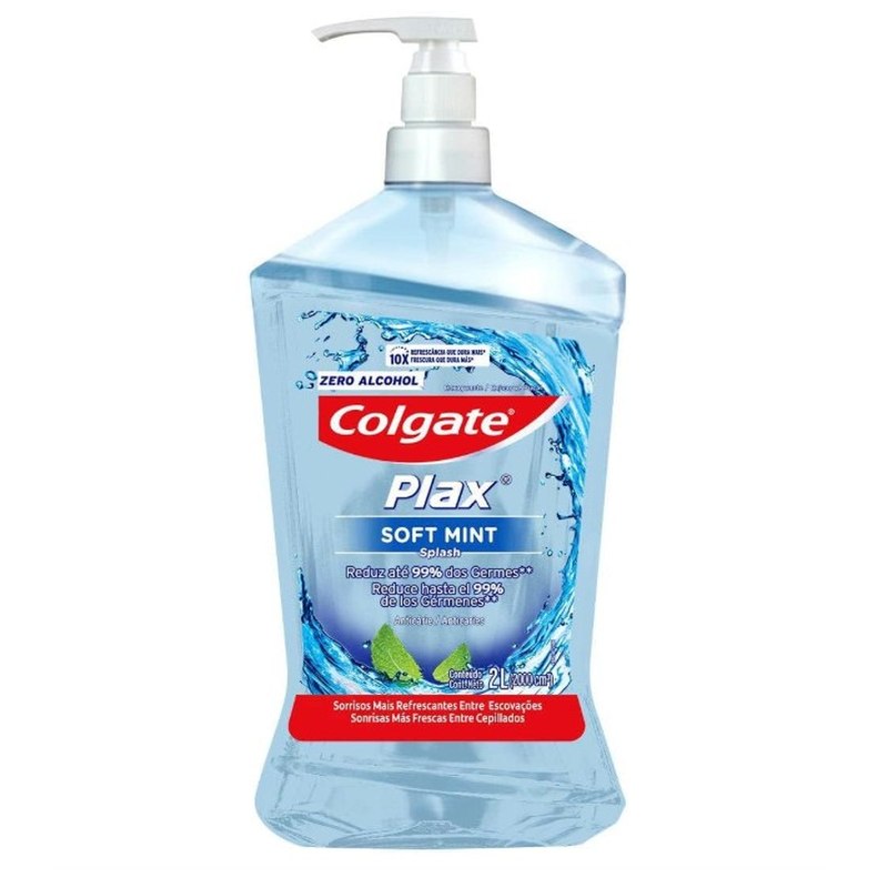 Enxaguante Bucal Colgate Plax Soft Mint 2l