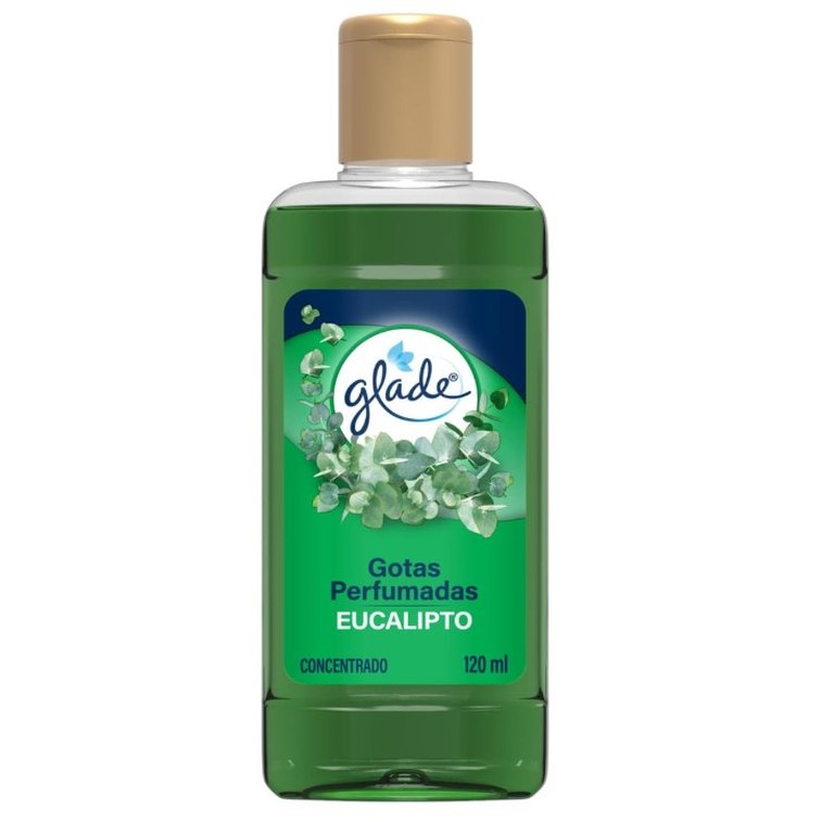 Glade Limpador Perfumado Concentrado Eucalipto, Gotas Perfumadas 120ml