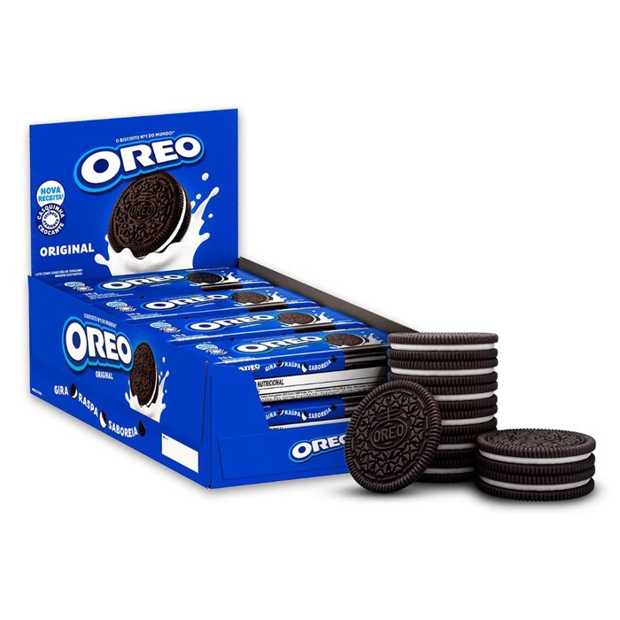 Biscoito Recheado Oreo Original - Display com 8 unidades de 36g