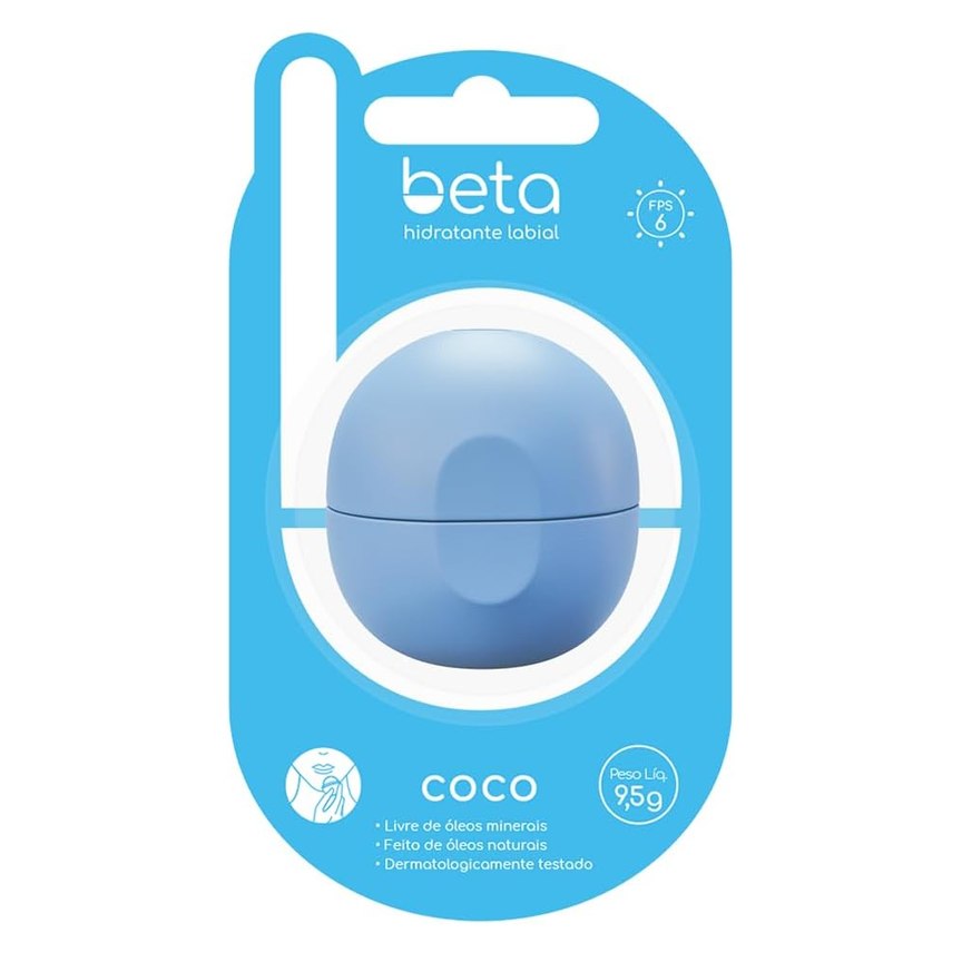 Beta Hidratante Labial Beta Coco - Beta 9,5G