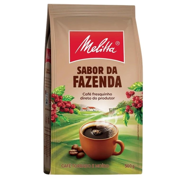 CAFÉ MELITTA SABOR DA FAZENDA POUCH 500g