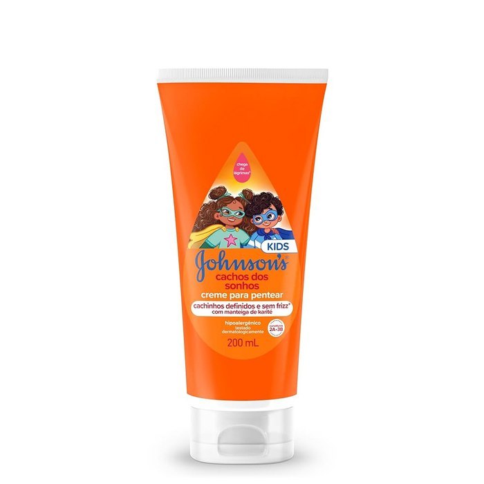 Creme para Pentear Johnson's Baby Cachos dos Sonhos 200ml