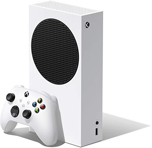 Microsoft Xbox Series S 512 GB All-Digital Console de jogos + 1 controle sem fio Xbox, branco - resolução de 1440p, até 120 FPS, 802.11ac 2x2 WiFi - WEPGPY HDMI Cabo POUCAS UNIDADES