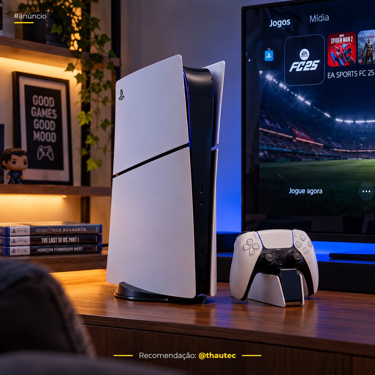 Console Playstation 5 Slim Edição Digital 825GB