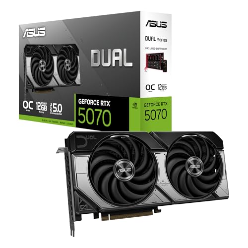 ASUS Dual GeForce RTX 5070 12 GB GDDR7 OC Edition - placa gráfica