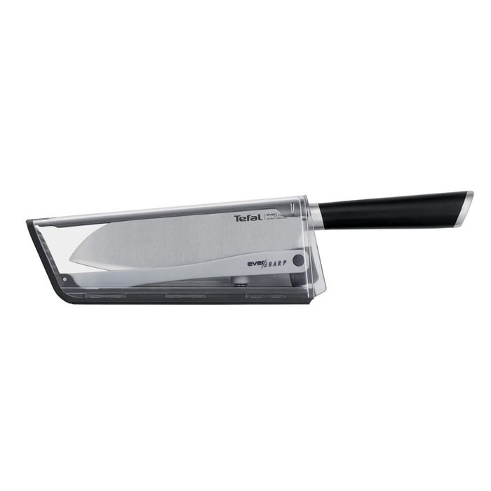 Faca Aço Inox Tefal Eversharp Com Afiador