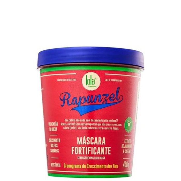Máscara Capilar Fortificante Lola Cosmetics Rapunzel 450g