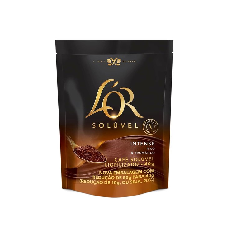 Café Solúvel L'OR Intense Stand Up Pouch 40G
