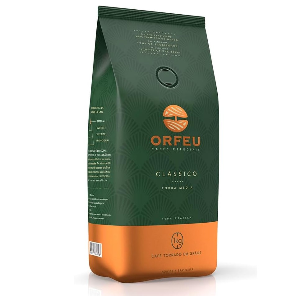 Café Orfeu Clássico em Grãos 1kg