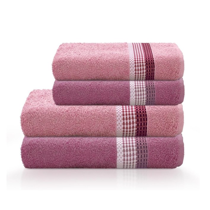 Jogo de Banho 4 peças Venus Select Fucsia com Rosé