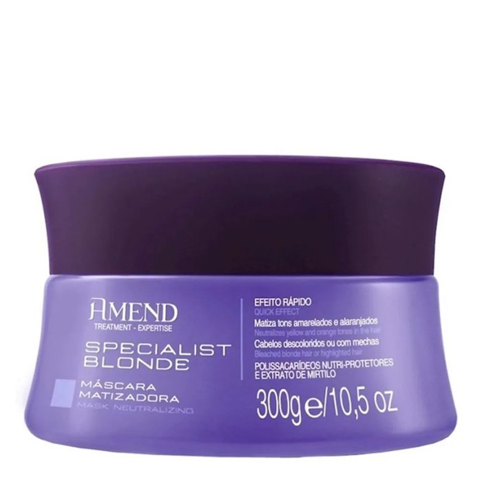 Máscara Matizadora Specialist Blonde Amend 300g