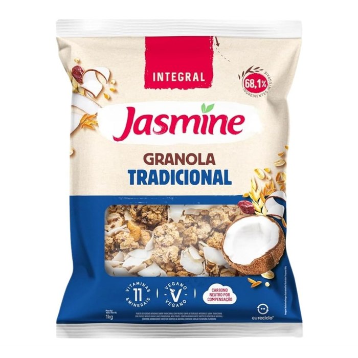 Jasmine Granola Tradicional Integral 1kg