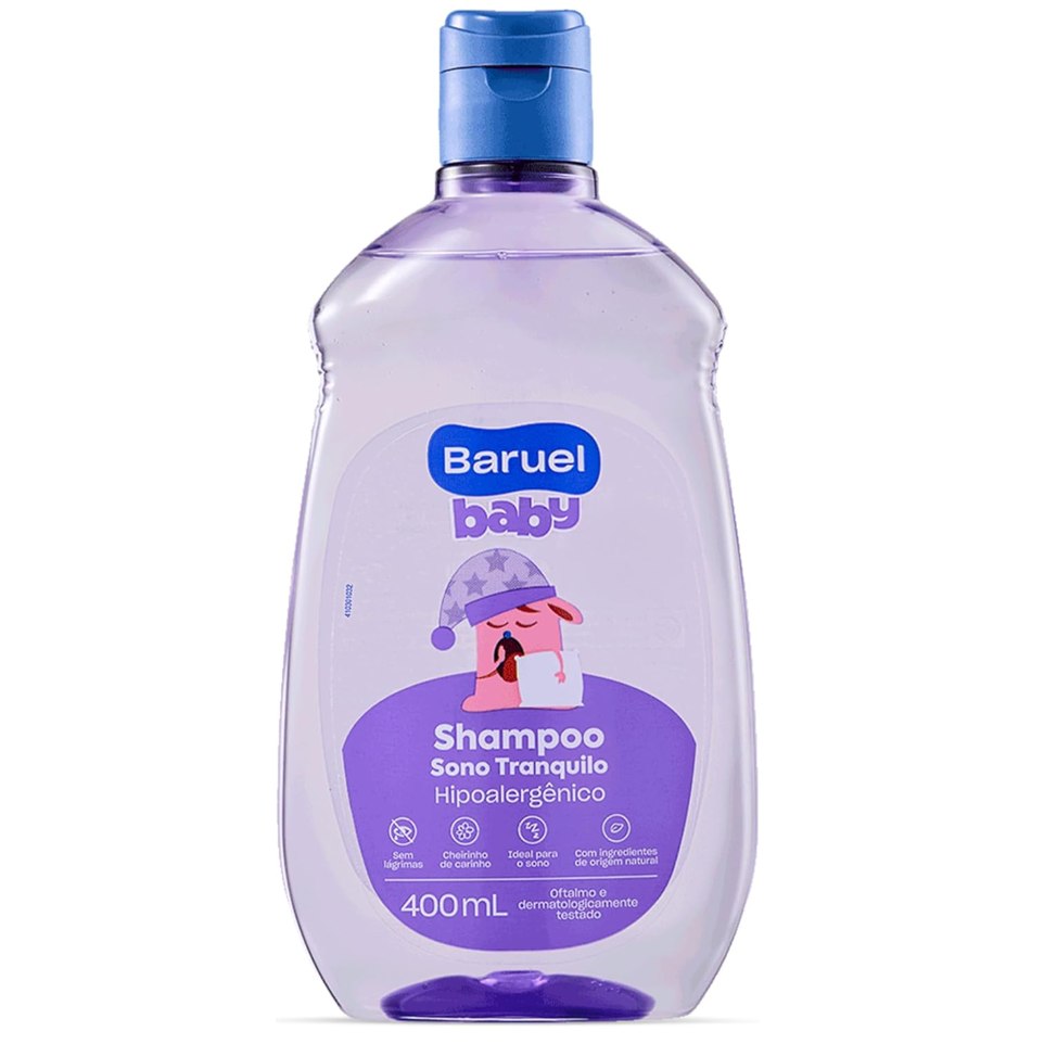 Shampoo Infantil Sono Tranquilo 400ml – Baruel Baby