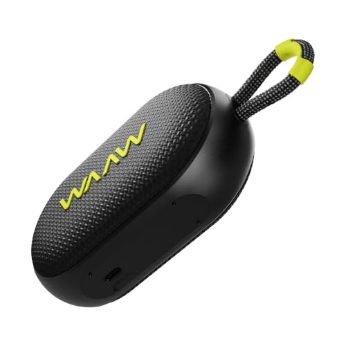 Caixa de Som Caixa de Som Bluetooth ME 110 WAAW by ALOK Resistente à Água com Alça Integrada