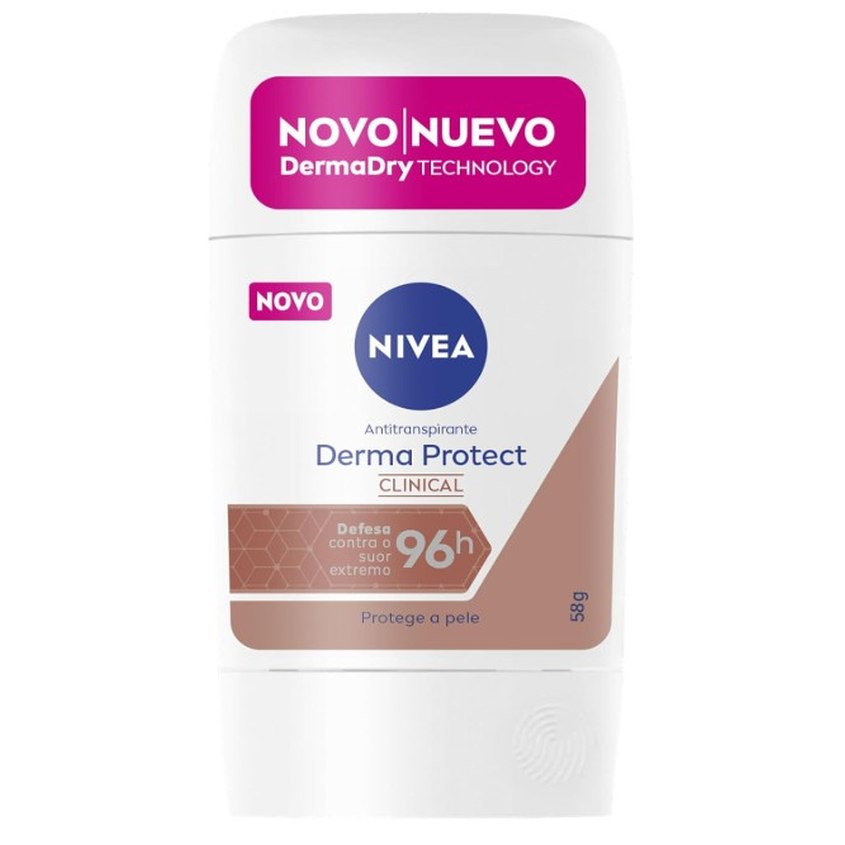 NIVEA Desodorante Antitranspirante Stick Derma Protect Clinical 58