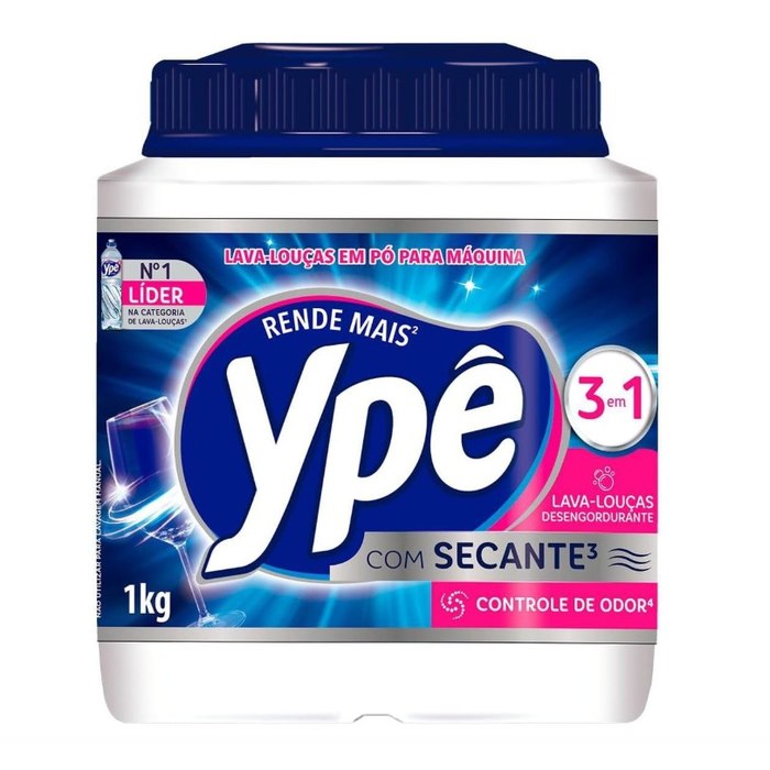 Ypê Detergente em Pó para Máquina 1Kg