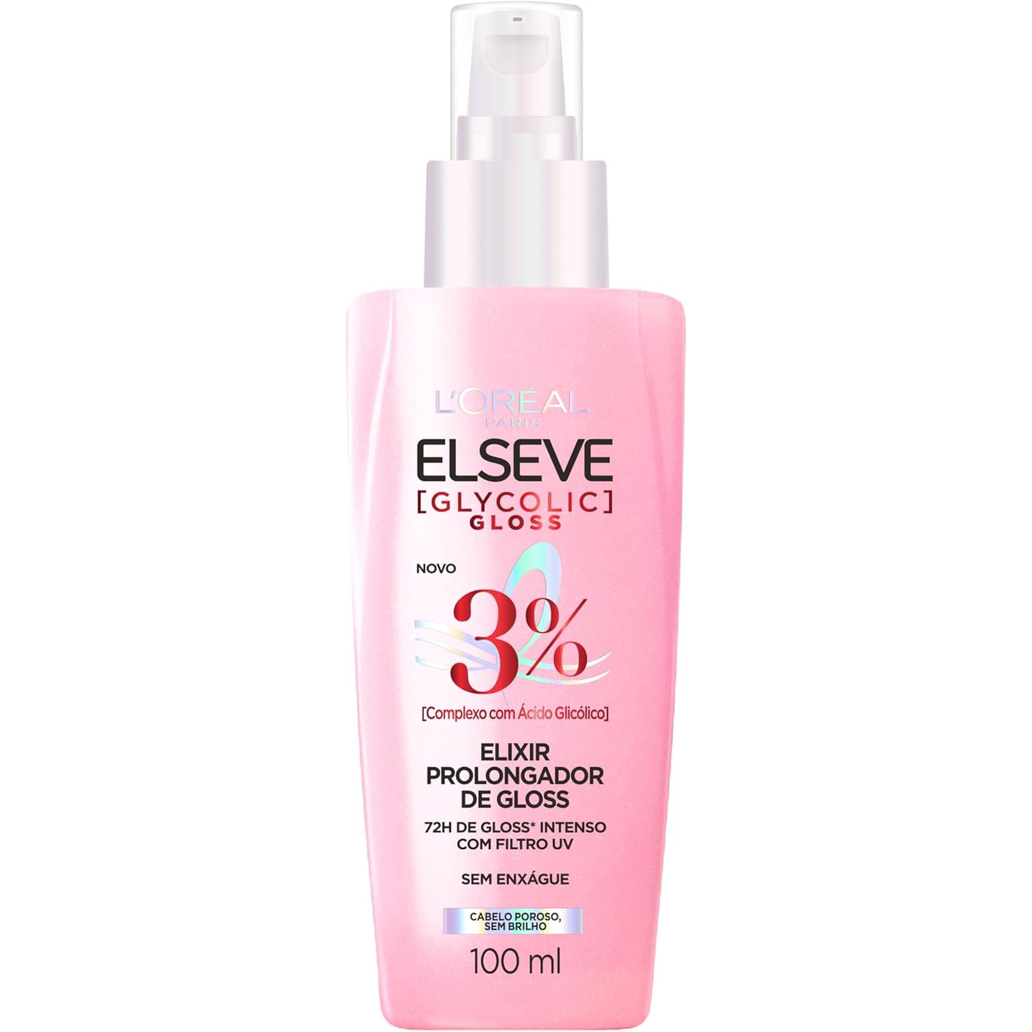 L'Oréal Paris Elseve Glycolic Gloss Sérum Finalizador Antiporosidade