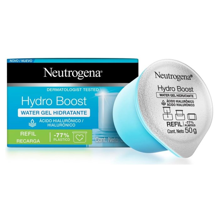 [3 UNIDADES] Neutrogena Hidratante Facial Hydro Boost Water Gel Refil, 50g