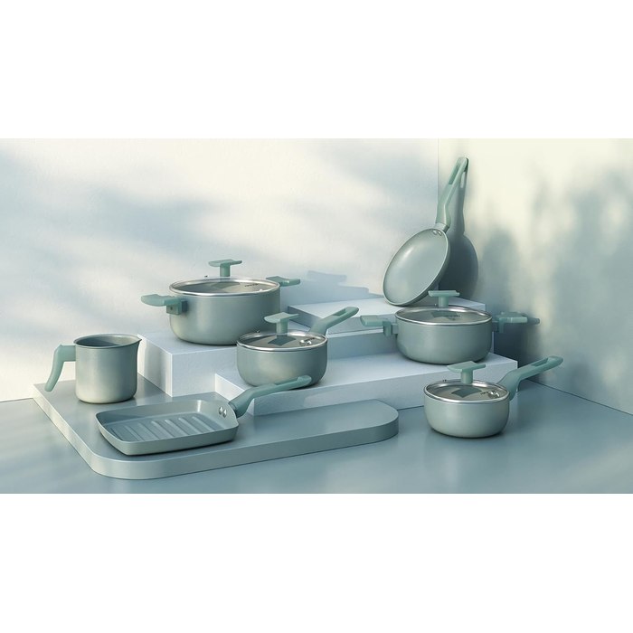 Conjunto de 7 Sartin Cook Mimo Style Aquamint
