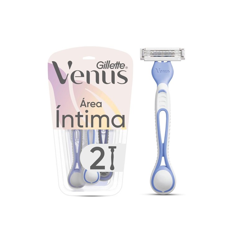 Aparelho de Depilação Descartável Gillette Venus Íntima 2 Unidades