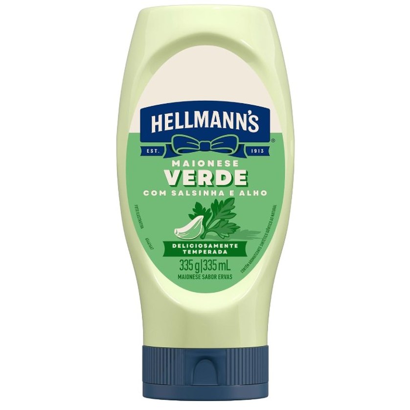 Hellmann's Maionese Verde Squeeze 335g