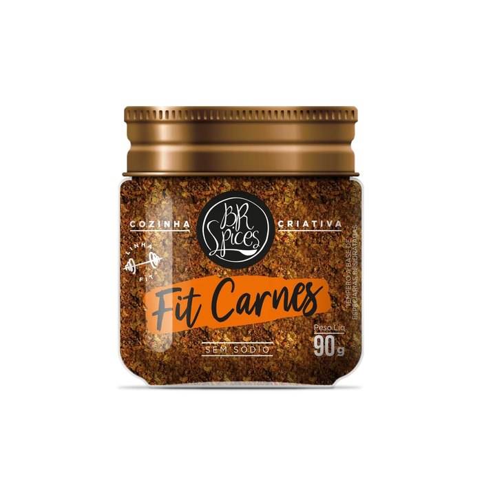 Tempero para Carne Zero Sódio BR Spices Fit Pote 90g