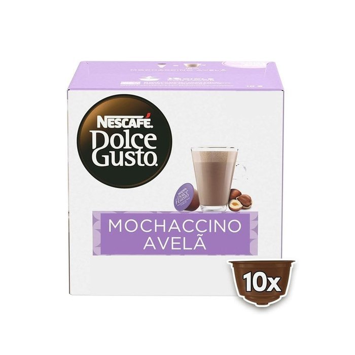 Cápsula Dolce Gusto Mochaccino Avelã Nescafé 10 Unidades