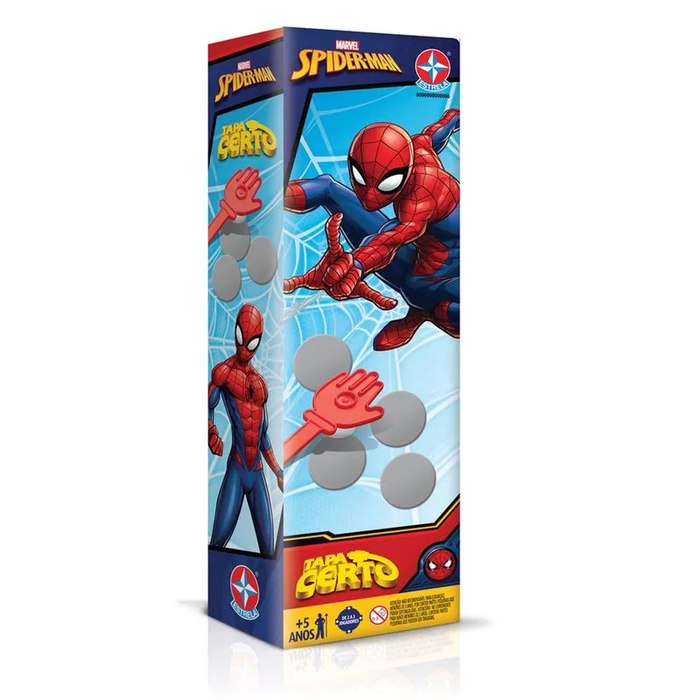 Jogo Tapa Certo Spider-Man Estrela