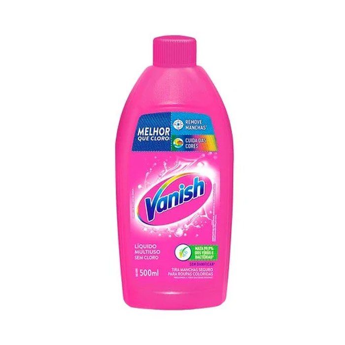 Tira Manchas Líquido Vanish Oxi Action Pink 500ml