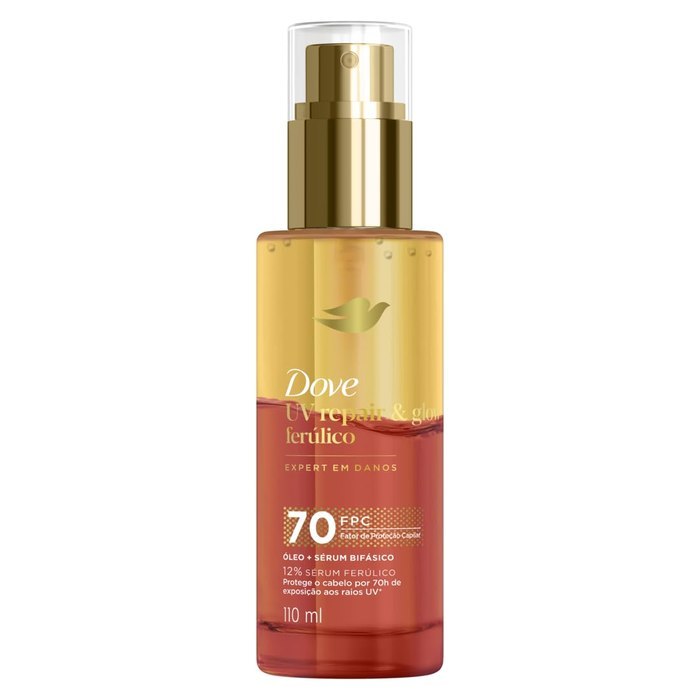 Óleo e Sérum Bifásico Dove UV Repair & Glow + Ferúlico 110ml