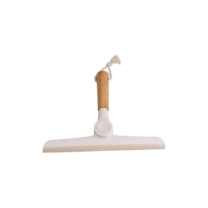 Rodo Dobrável Oikos para Pia com Cabo de Bambu e Silicone