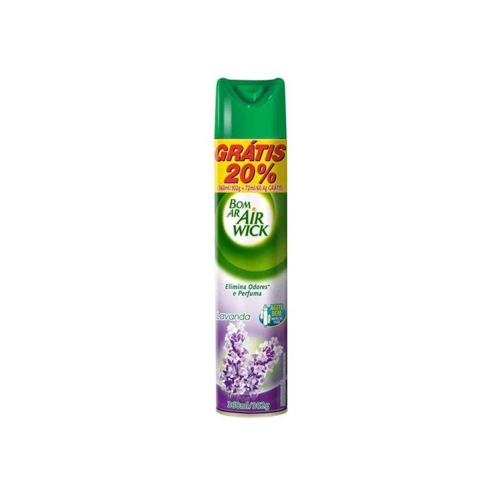 Aromatizador Aerossol Bom Ar Lavanda 432ml
