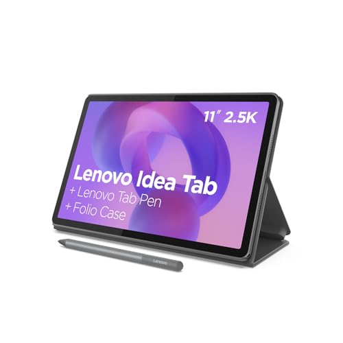 Tablet Lenovo Idea Tab 11" 90Hz - Octa-Core, 4GB RAM, 128GB, Wi-Fi 5, Android 15, Caneta e Capa