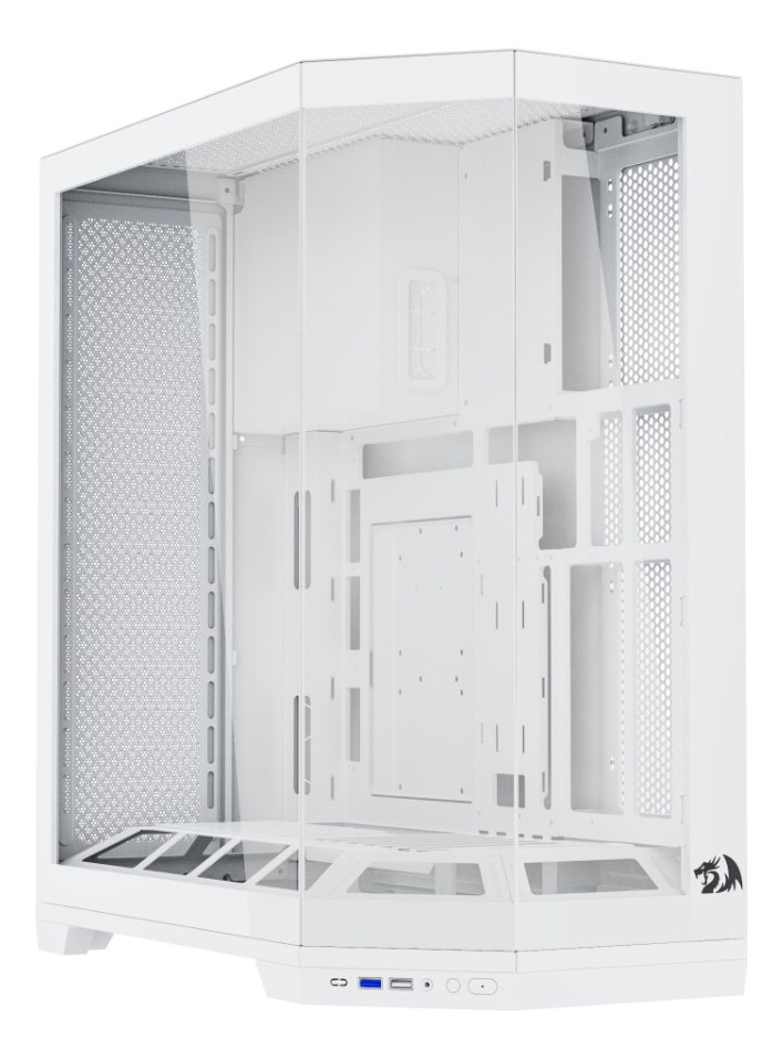 Gabinete Gamer Redragon Edge Branco Sem Fans Ca-608w Branco