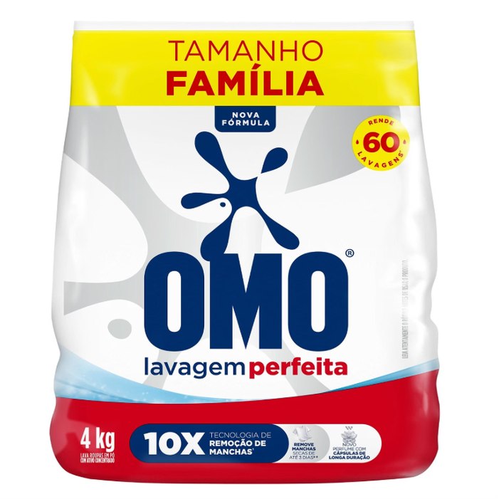 Omo Sabão em Pó Lavagem Perfeita 4Kg