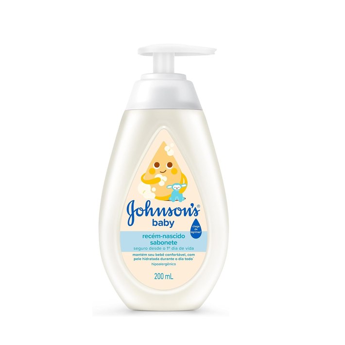 Sabonete Líquido Johnson's Baby Recém-Nascidos 200ml