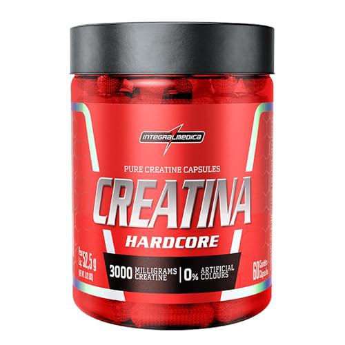 Integralmedica Creatina Hardcore 60 Cápsulas Pura Monohidratada